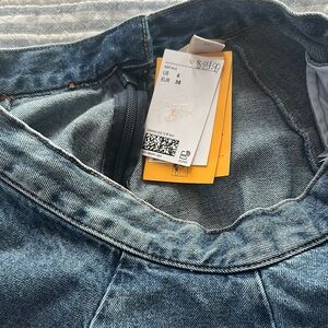 H&M Elegant Blue Midi Skirt